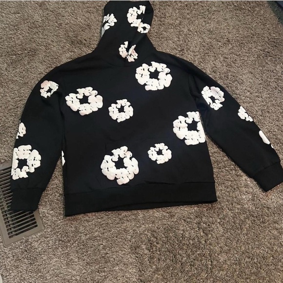 Black denim tears hoodie